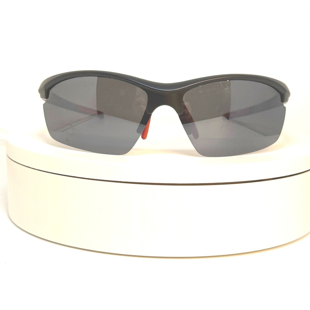 Champion‎ CU8023CA C01 Black Sport Sunglasses 73-17-126 Gray Lens Wrap Around